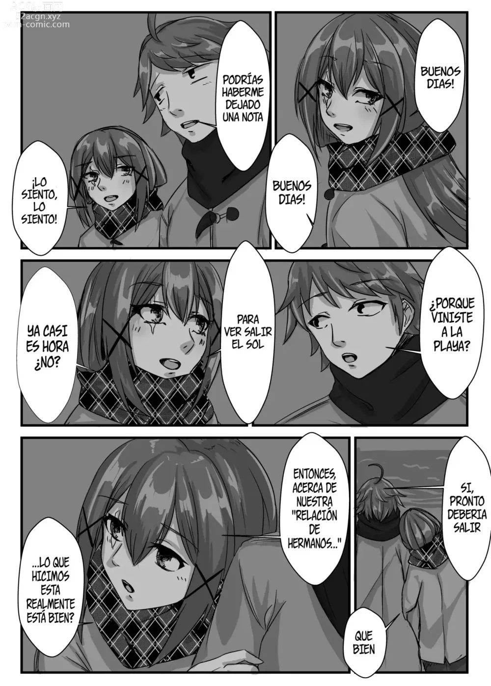 Page 54 of doujinshi Una historia de hermanos: diez años menor a ocho años mayor