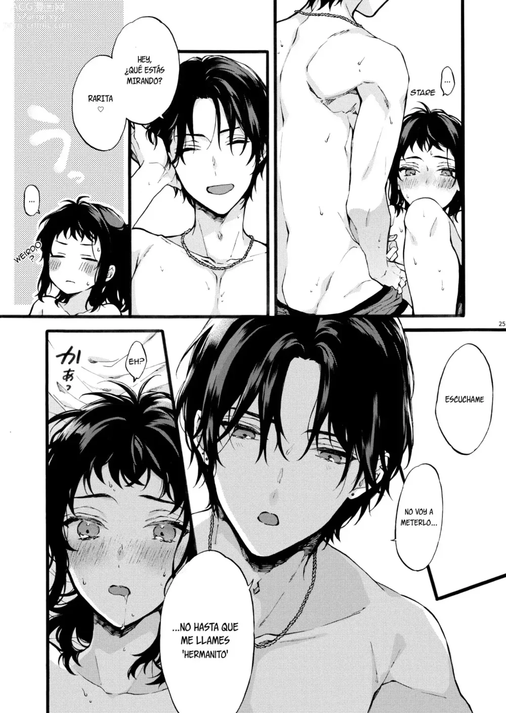 Page 24 of doujinshi Este chico no es my novio!! ~La situacion de los hermanos~ Shinomura