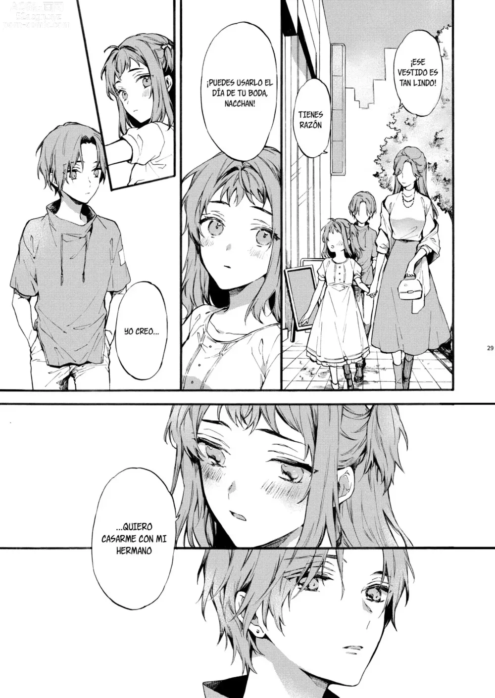 Page 28 of doujinshi Este chico no es my novio!! ~La situacion de los hermanos~ Shinomura