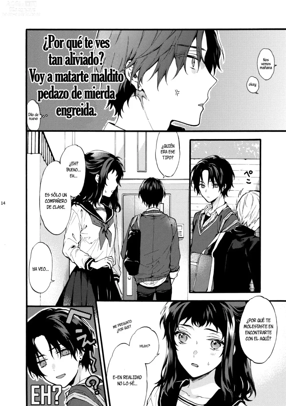 Page 13 of doujinshi Este chico no es my novio!! ~La situacion en la secundaria de los hermanos~ Shinomura