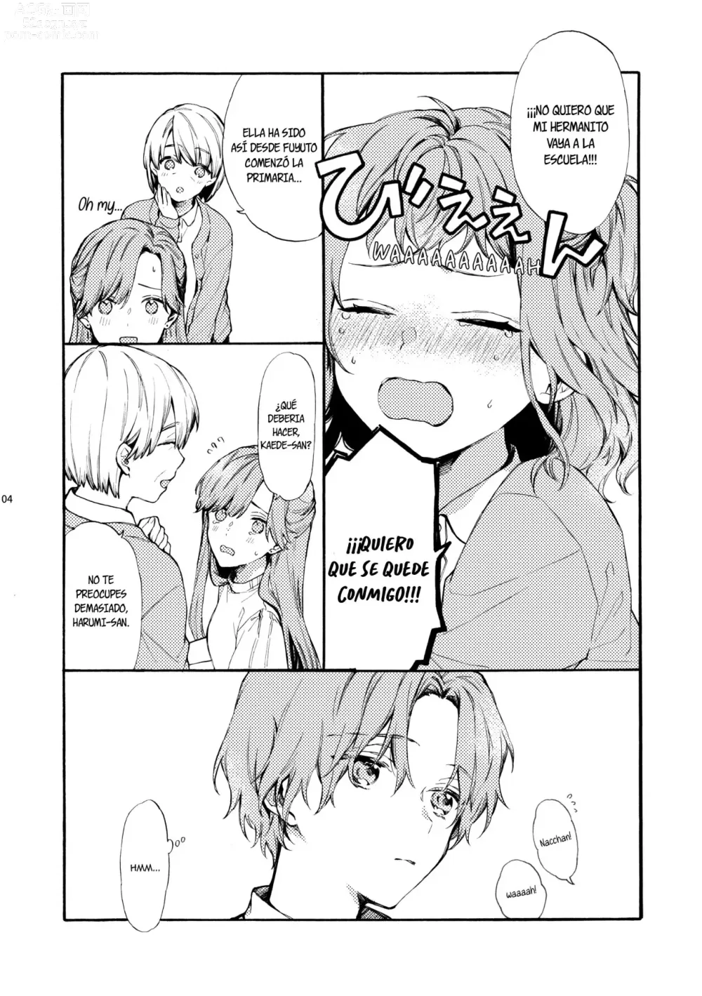 Page 3 of doujinshi Este chico no es my novio!! ~La situacion en la secundaria de los hermanos~ Shinomura