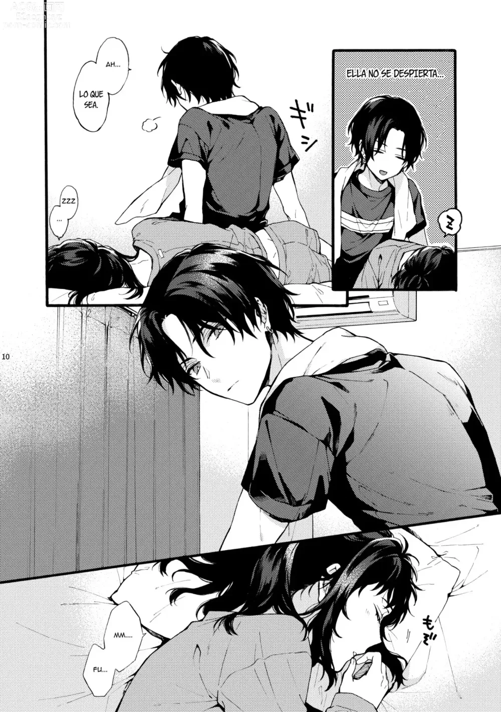 Page 9 of doujinshi Este chico no es my novio!! ~La situacion en la secundaria de los hermanos~ Shinomura