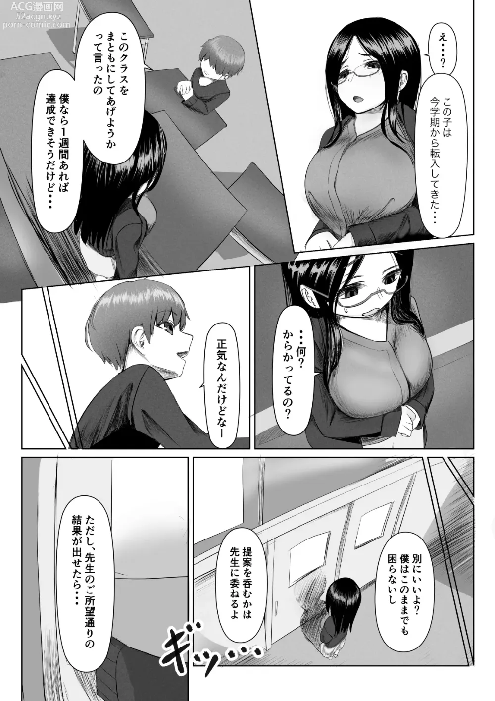 Page 3 of doujinshi Seito Kara Onni Kise Rare Sakaraenai Jokyoushi ※ Shotaone