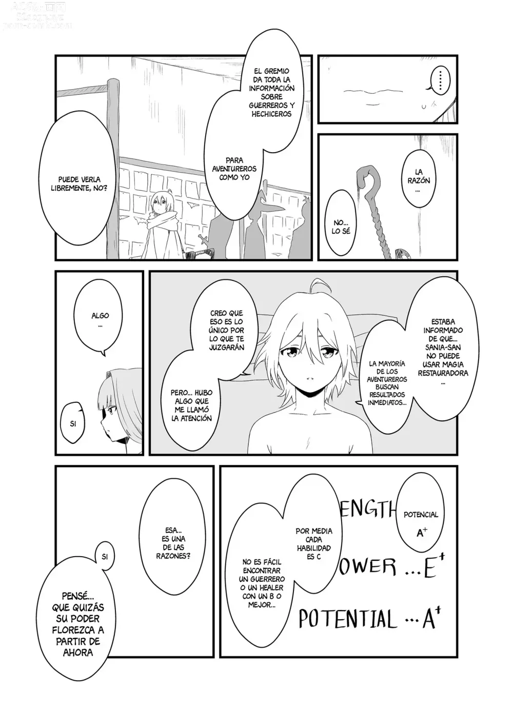 Page 8 of doujinshi Kaifuku Mahou o Kimete Kozukuri Shimakutta Kekka Sekai o Sukueru Kurai Tsuyoku Natta Hanashi.