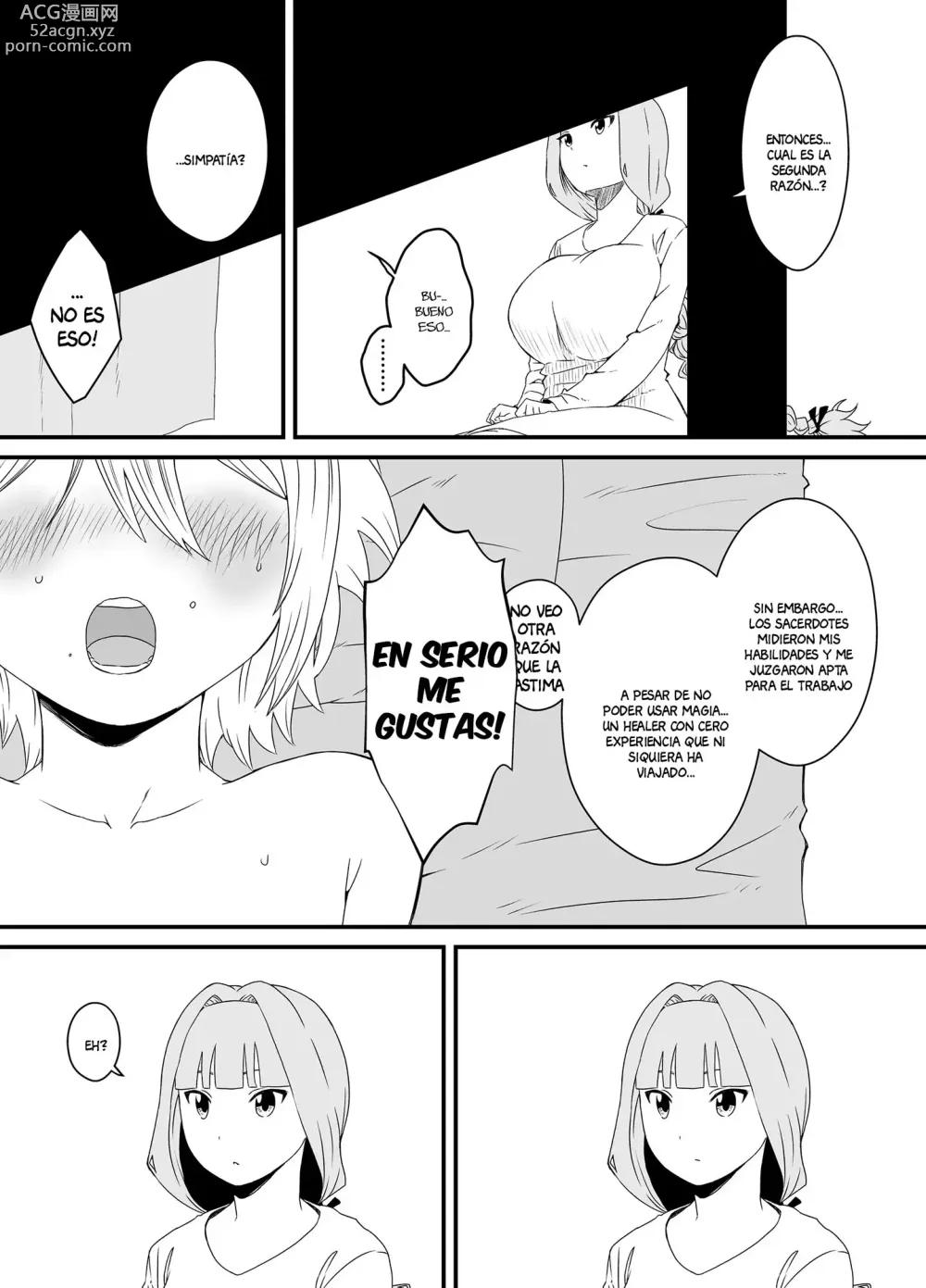 Page 9 of doujinshi Kaifuku Mahou o Kimete Kozukuri Shimakutta Kekka Sekai o Sukueru Kurai Tsuyoku Natta Hanashi.