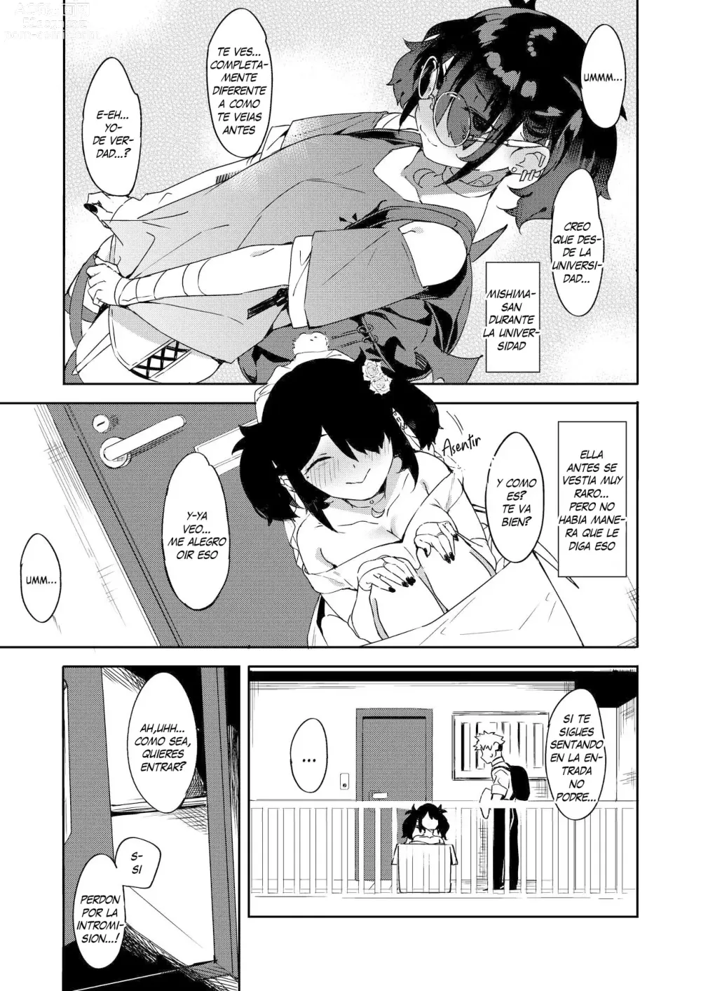 Page 8 of doujinshi Mi Compañera de la Universidad me Devuelve mi Amabilidad