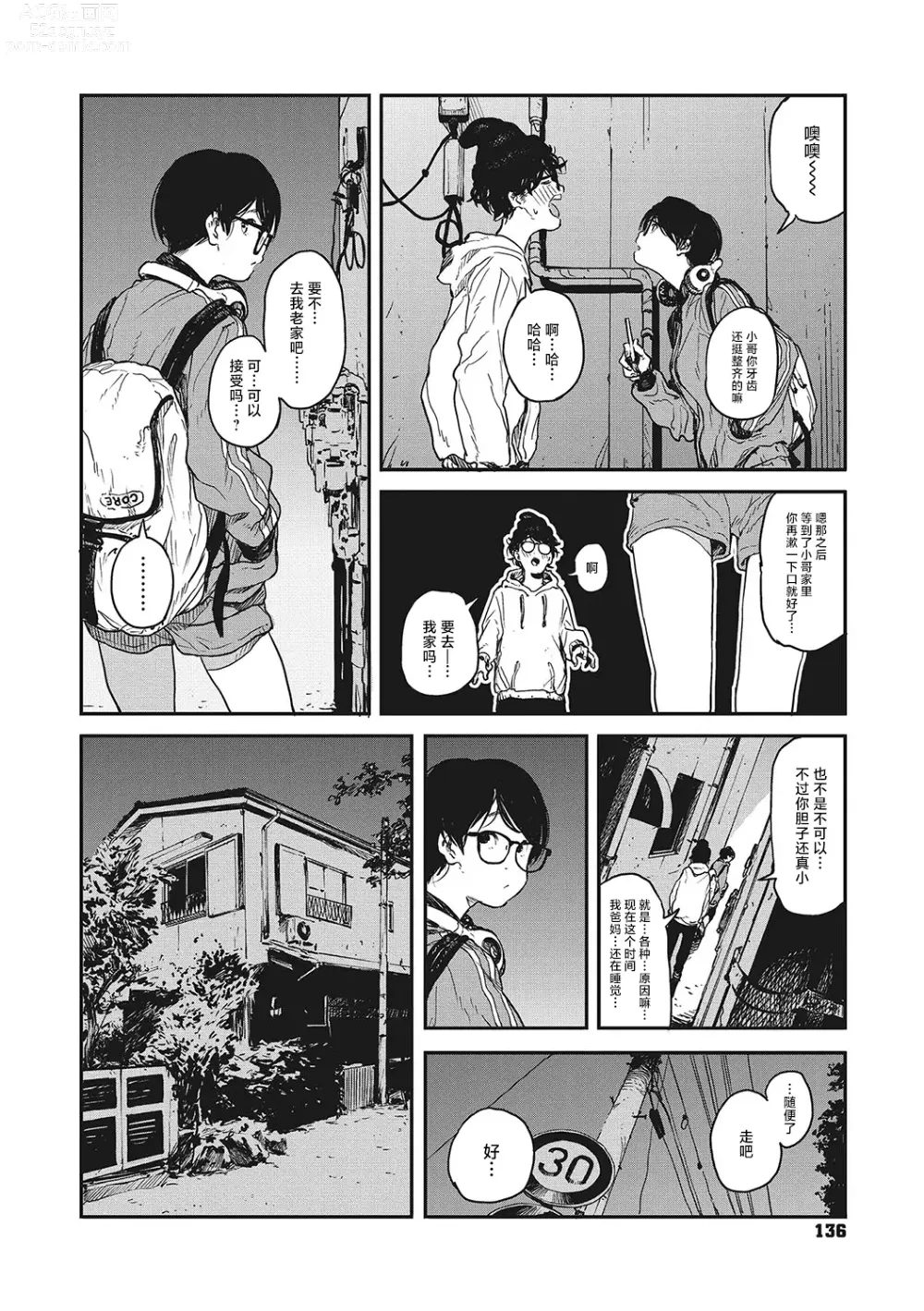 Page 6 of manga 背阴之线