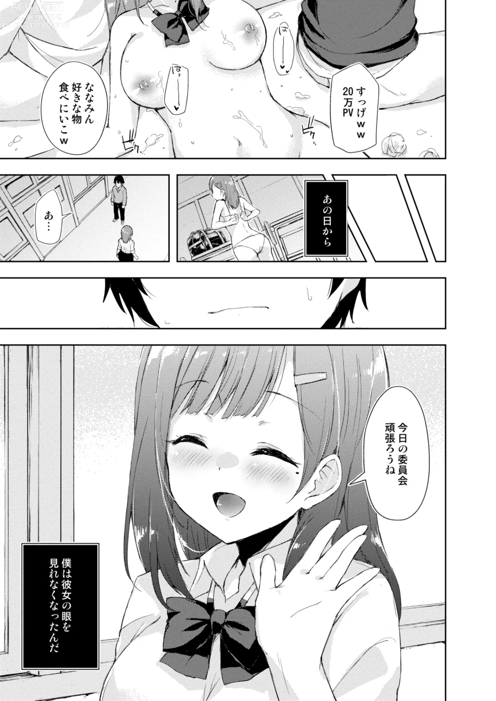 Page 21 of doujinshi JK Nanami no Haishin Jijou