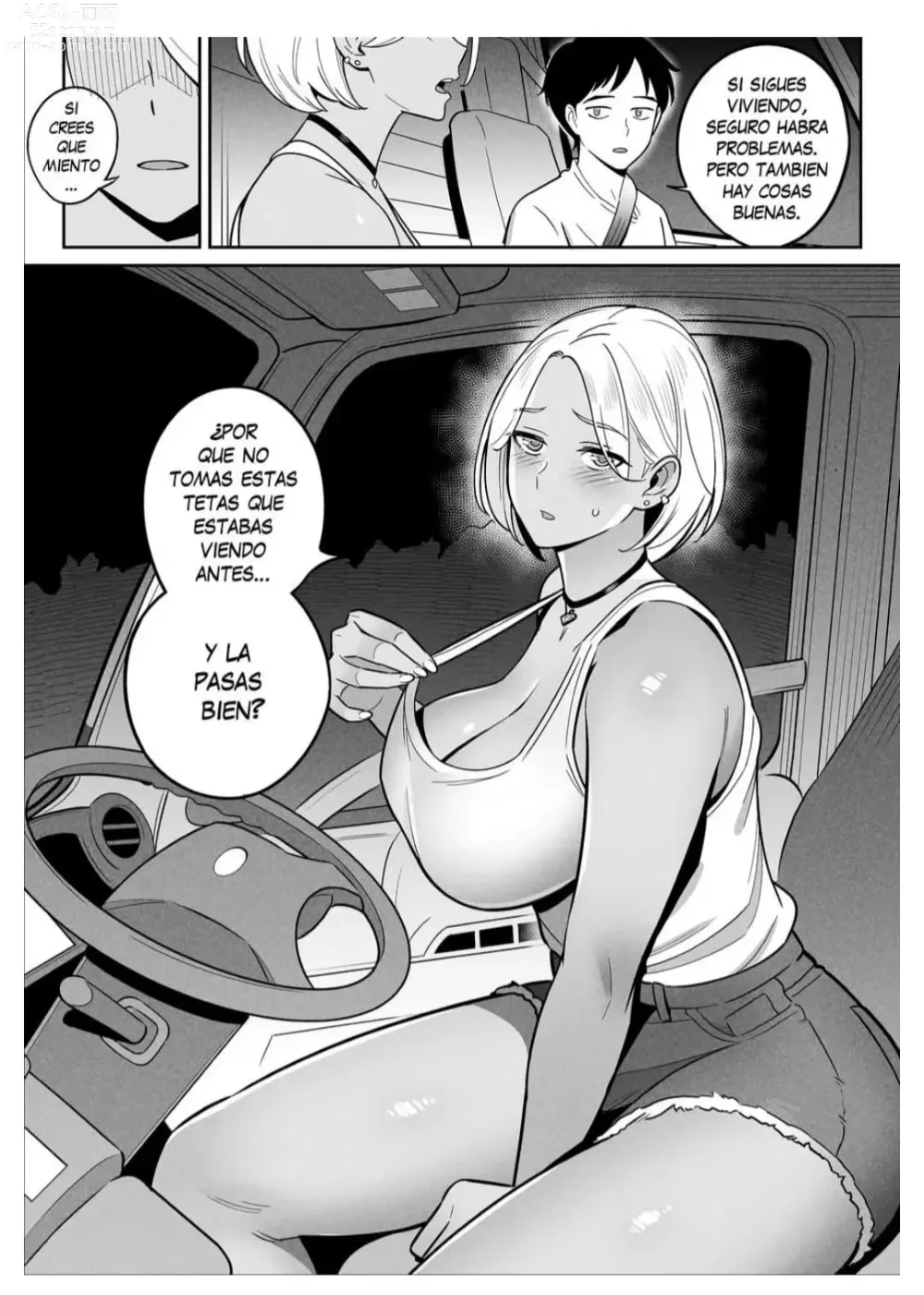 Page 10 of doujinshi El Viaje de la Camionera Gal y el Chico Fugitivo Hacia la Edad Adulta