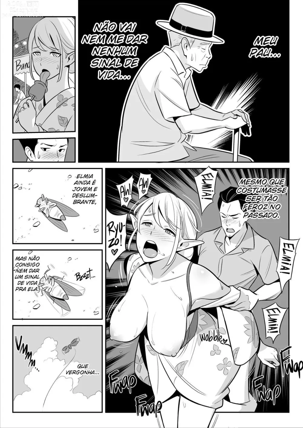 Page 8 of doujinshi 叔母はエルフ ウン十年ご無沙汰豊満ボディの暴発