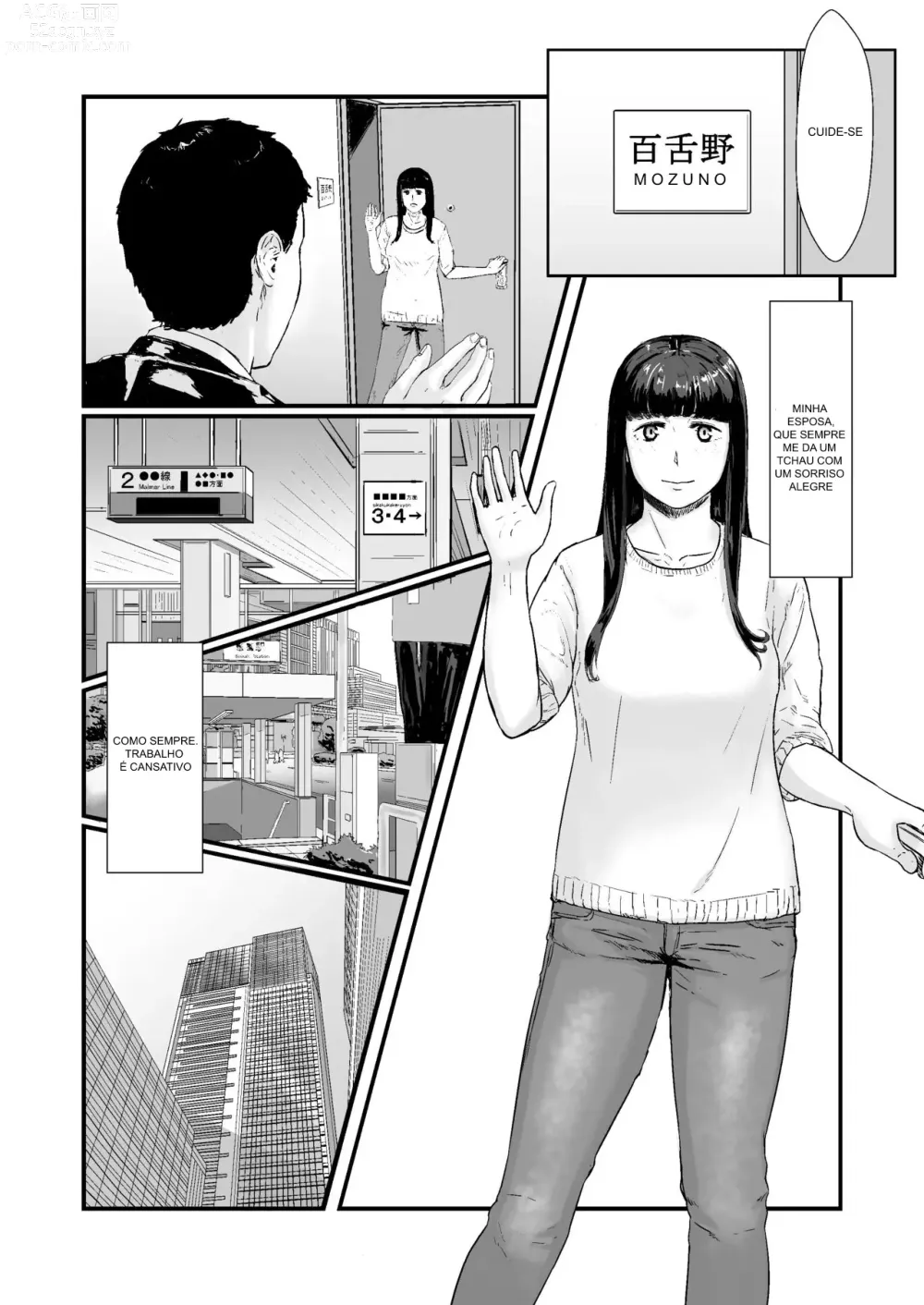 Page 2 of doujinshi Kakkou no Hi -Takuran sareta Tsuma-