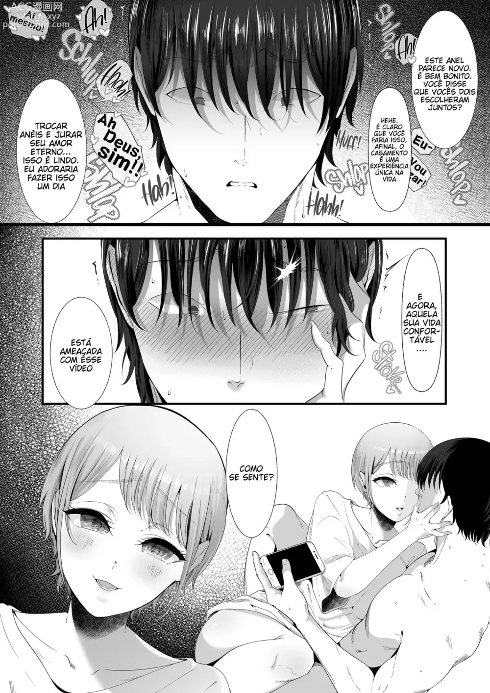 Page 3 of doujinshi Mashiro Monica ha kowaku ni shiboritoru