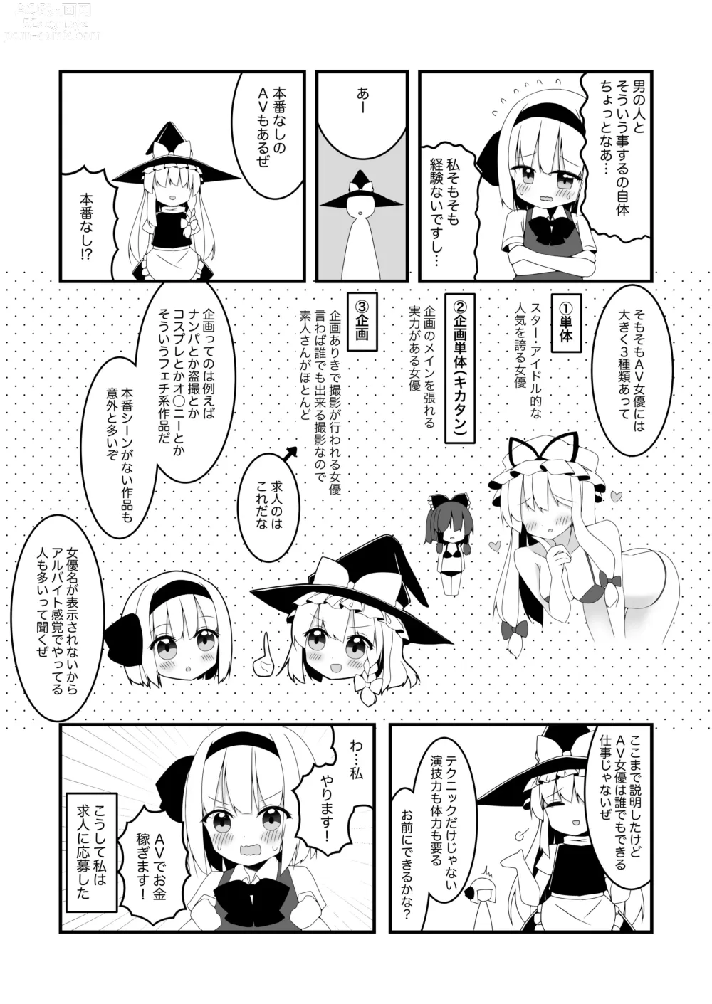 Page 5 of doujinshi Youmu-chan ga Kikaku Mono AV ni Shutsuen Shita Hanashi