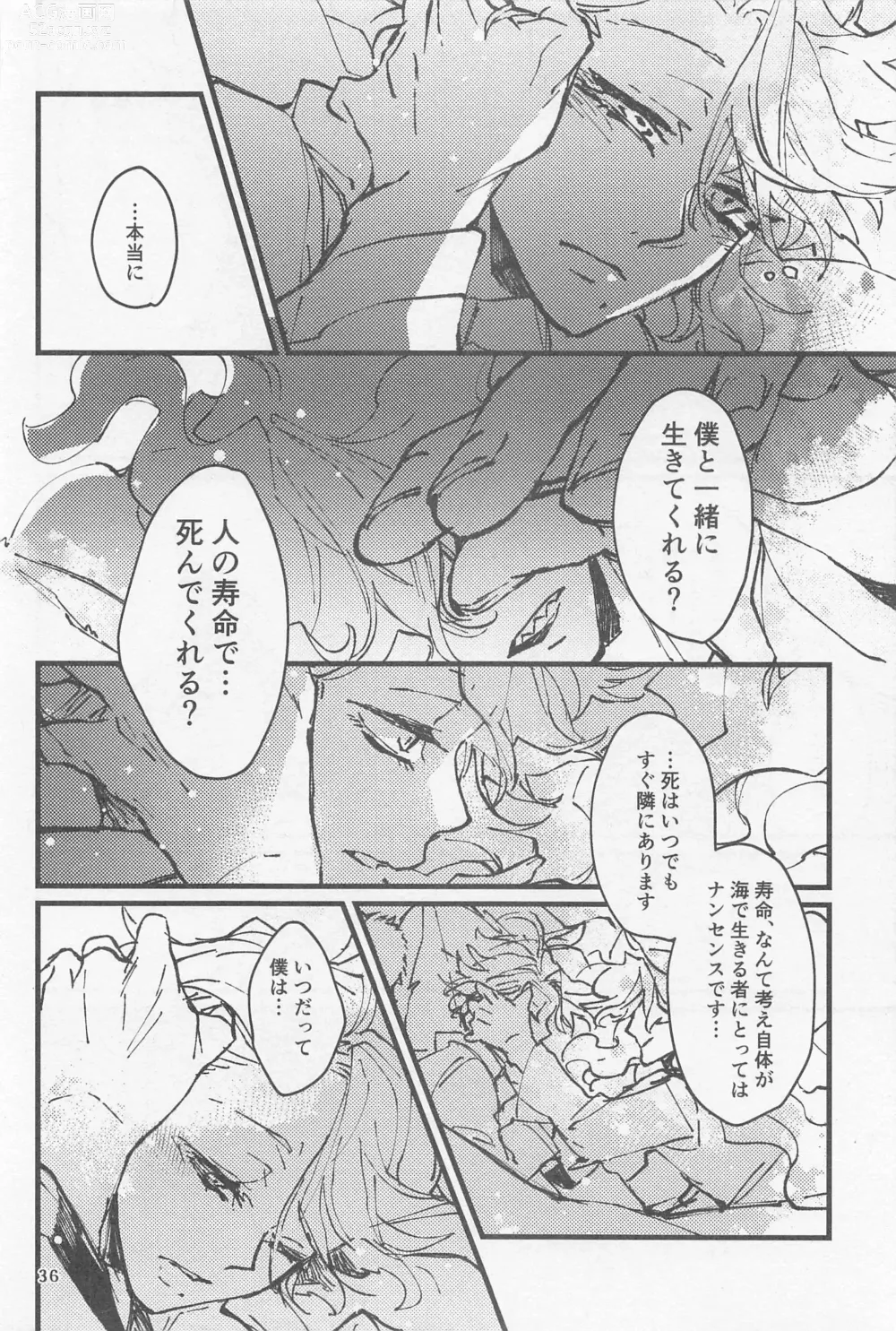 Page 35 of doujinshi Shinsou  Yawa  #2