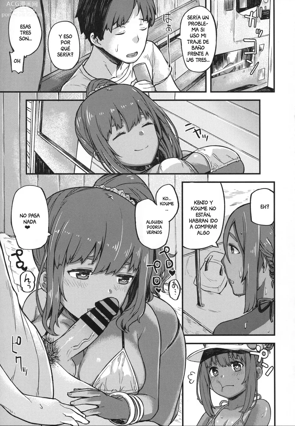 Page 4 of doujinshi Kasshoku Zanmai Natsuyasumi Hen