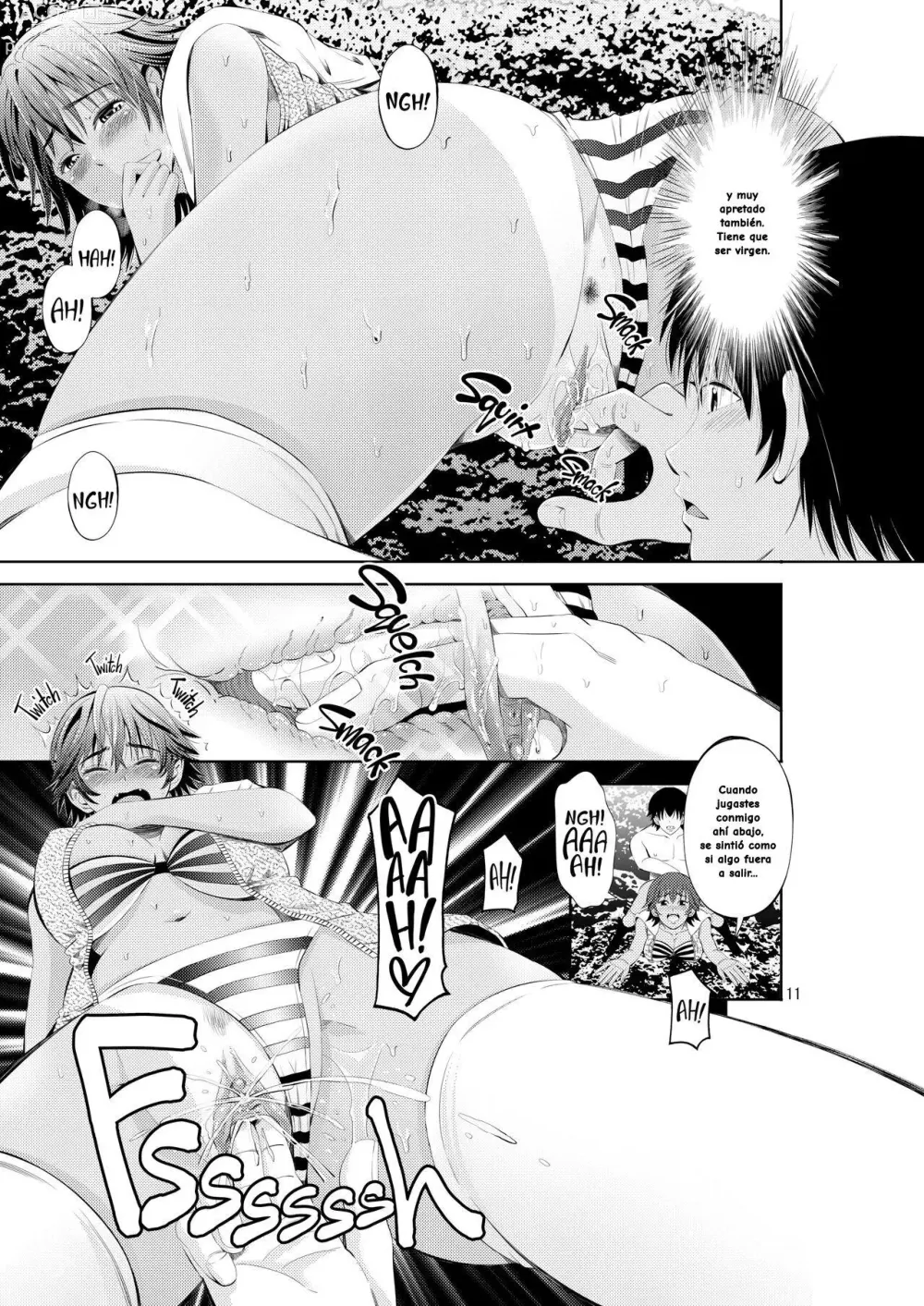 Page 12 of doujinshi My Summer Paradise: Fucking a Beach Girl Behind My Girlfriend's Back (decensored)