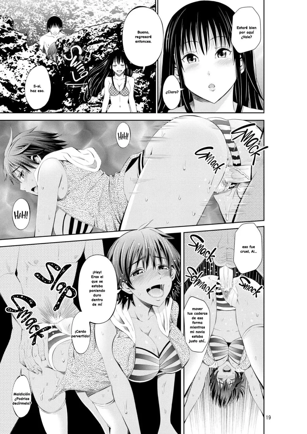 Page 20 of doujinshi My Summer Paradise: Fucking a Beach Girl Behind My Girlfriend's Back (decensored)