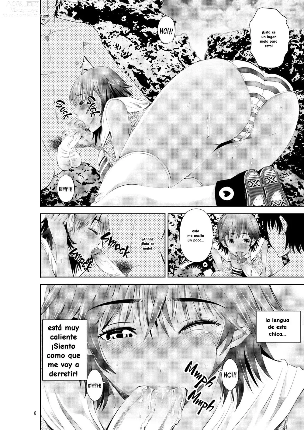 Page 9 of doujinshi My Summer Paradise: Fucking a Beach Girl Behind My Girlfriend's Back (decensored)