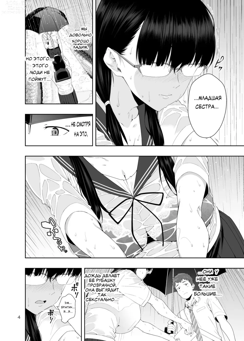 Page 3 of doujinshi Дождик