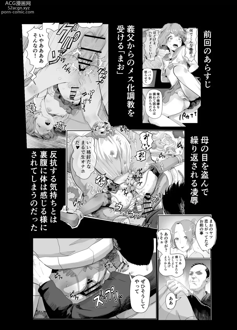 Page 3 of doujinshi Papa no Onaho ni Nare 2 Mama ni himitsu no gaigairyokou