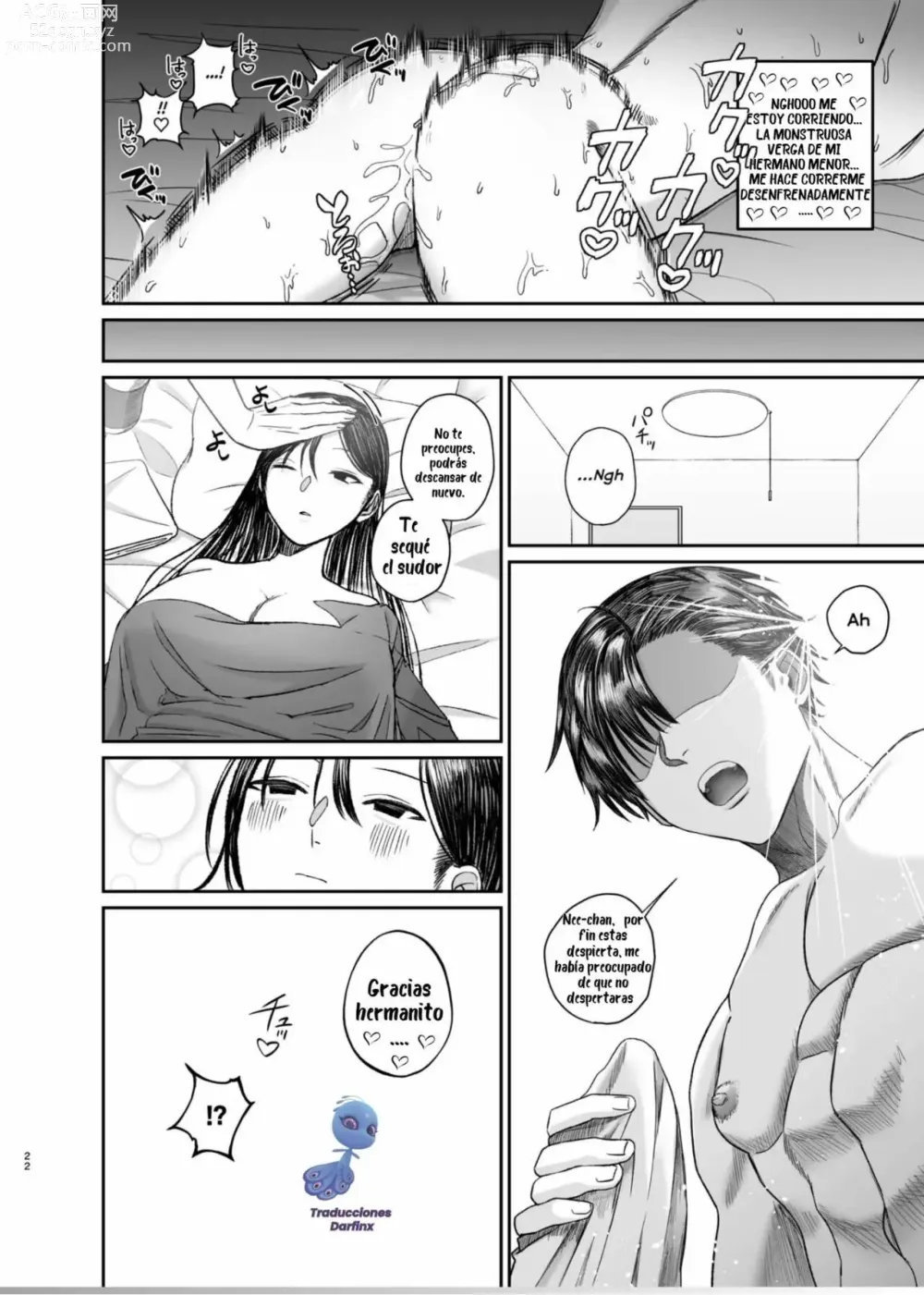 Page 22 of doujinshi El resultado de un encuentro entre el hermano menor y su hermana mayor con deseos de follar