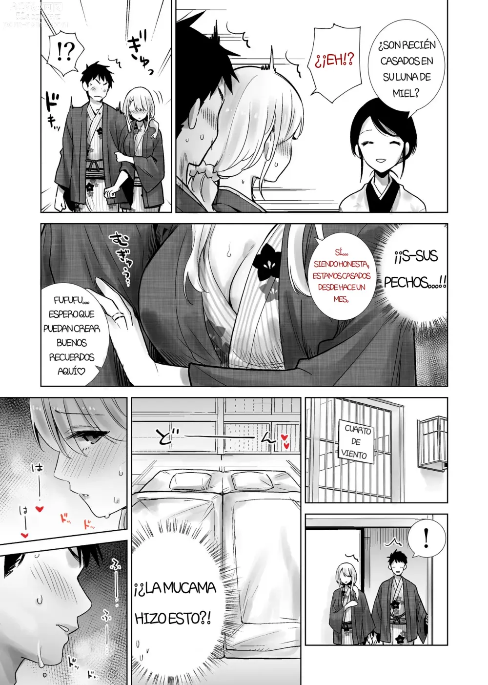 Page 7 of doujinshi El viaje a las aguas termales donde la madre de mi amigo estaba sobre mi gran pene