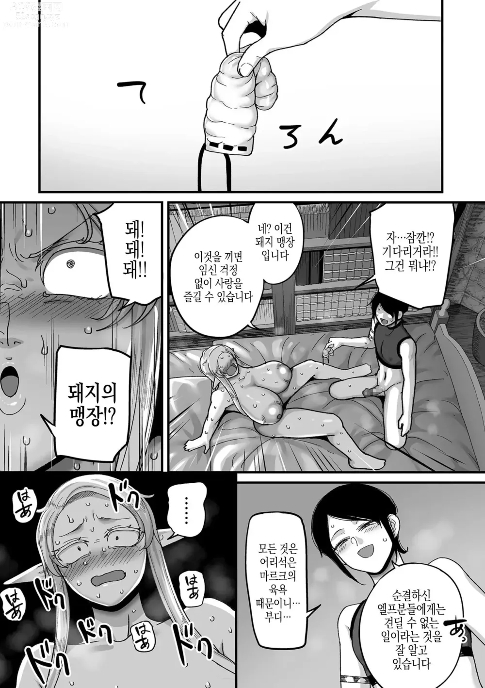 Page 19 of manga 엘프전용 남창딜리버리 서비스 1편