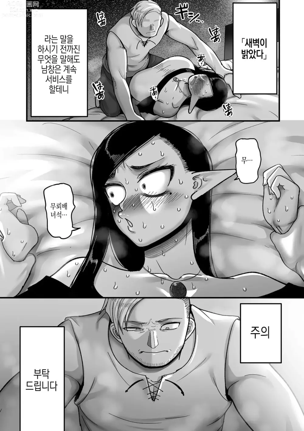 Page 12 of manga 엘프전용 남창딜리버리 서비스 2편 황혼의 로잘린데