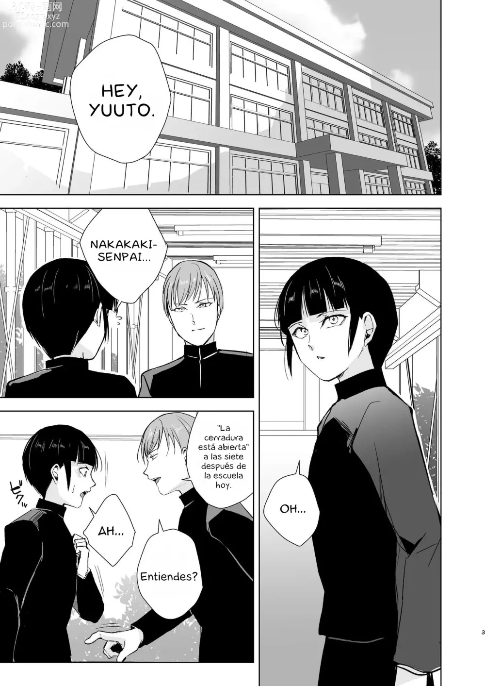 Page 4 of doujinshi Kyuudou Danshi 5 ~Bukatsu no Senpai ni Hamerarete Papa Katsu Assen, Kanojo mo Sutete Mesu ni Ochichaimashita~