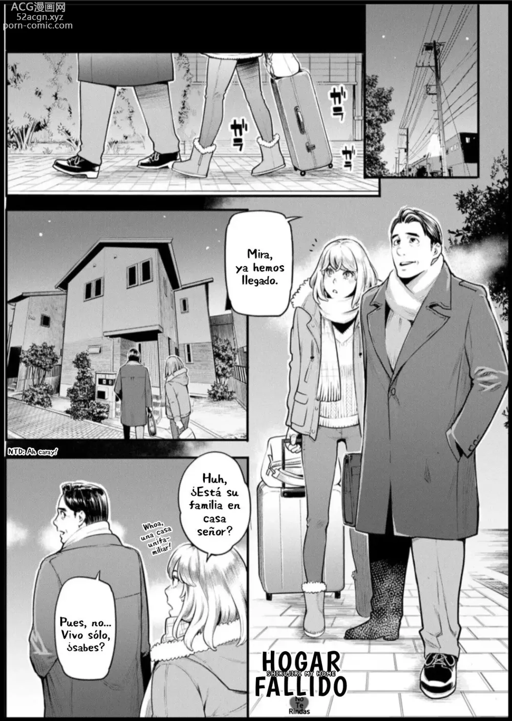 Page 1 of manga Hogar Fallido