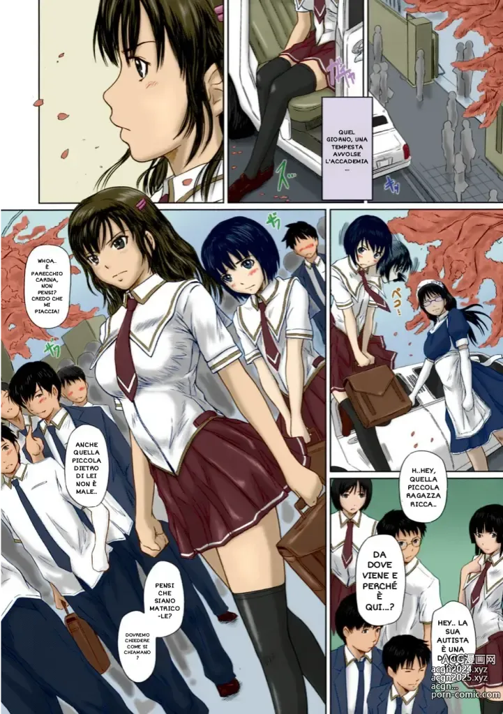 Page 2 of manga Le Nuove Compagne di Classe (decensored)