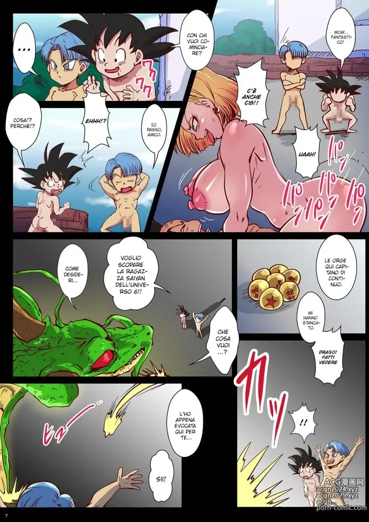 Page 7 of doujinshi Orgia Sull' Isola del Sud