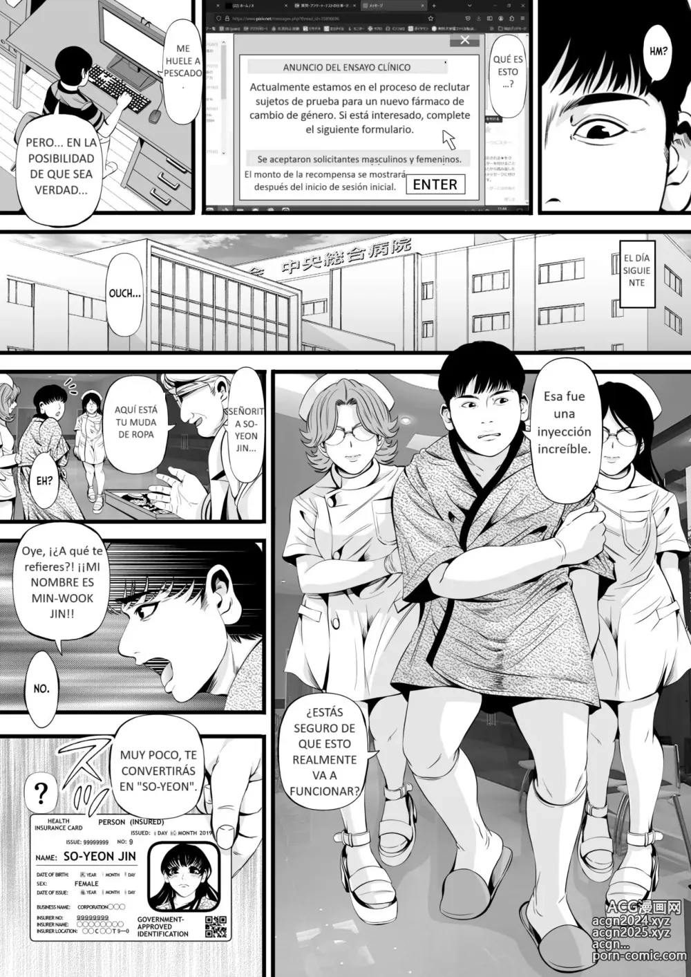 Page 2 of doujinshi So-Yeons Sex-Change Meat Toilet Plan