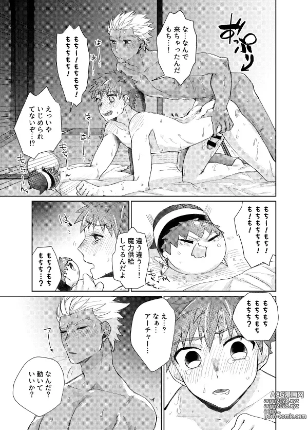 Page 9 of doujinshi Mochishiro wa Emiya Shirou no Tsukaima de Aru