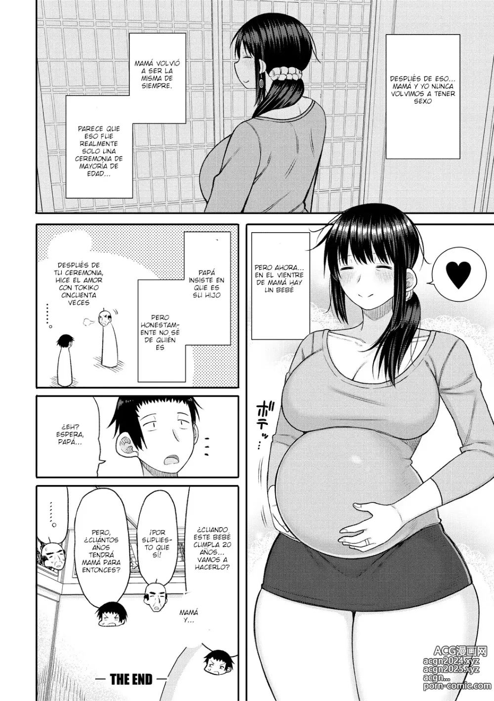 Page 34 of manga En este pueblo, existe la tradición de que las madres enseñen sexo a sus hijos