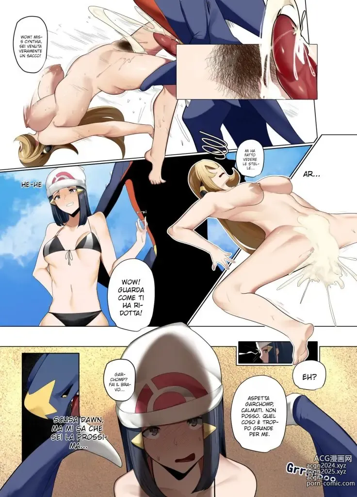 Page 13 of doujinshi Garchomp va in Vacanza (decensored)