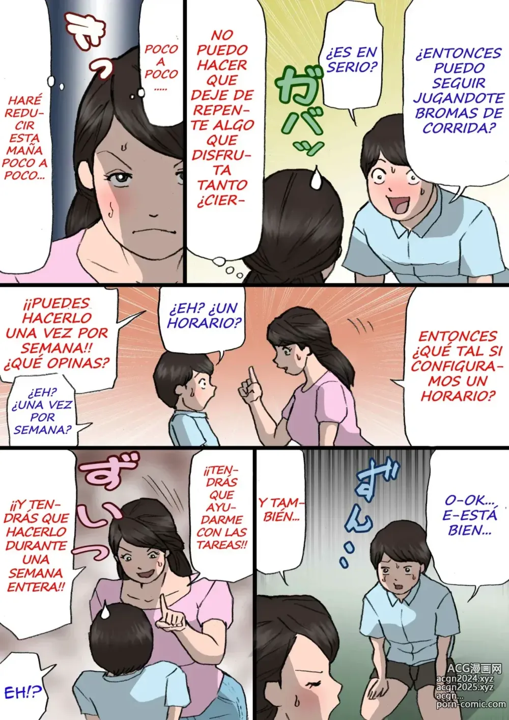 Page 30 of doujinshi Okaa-san wa Itazura Musuko o Okorenai