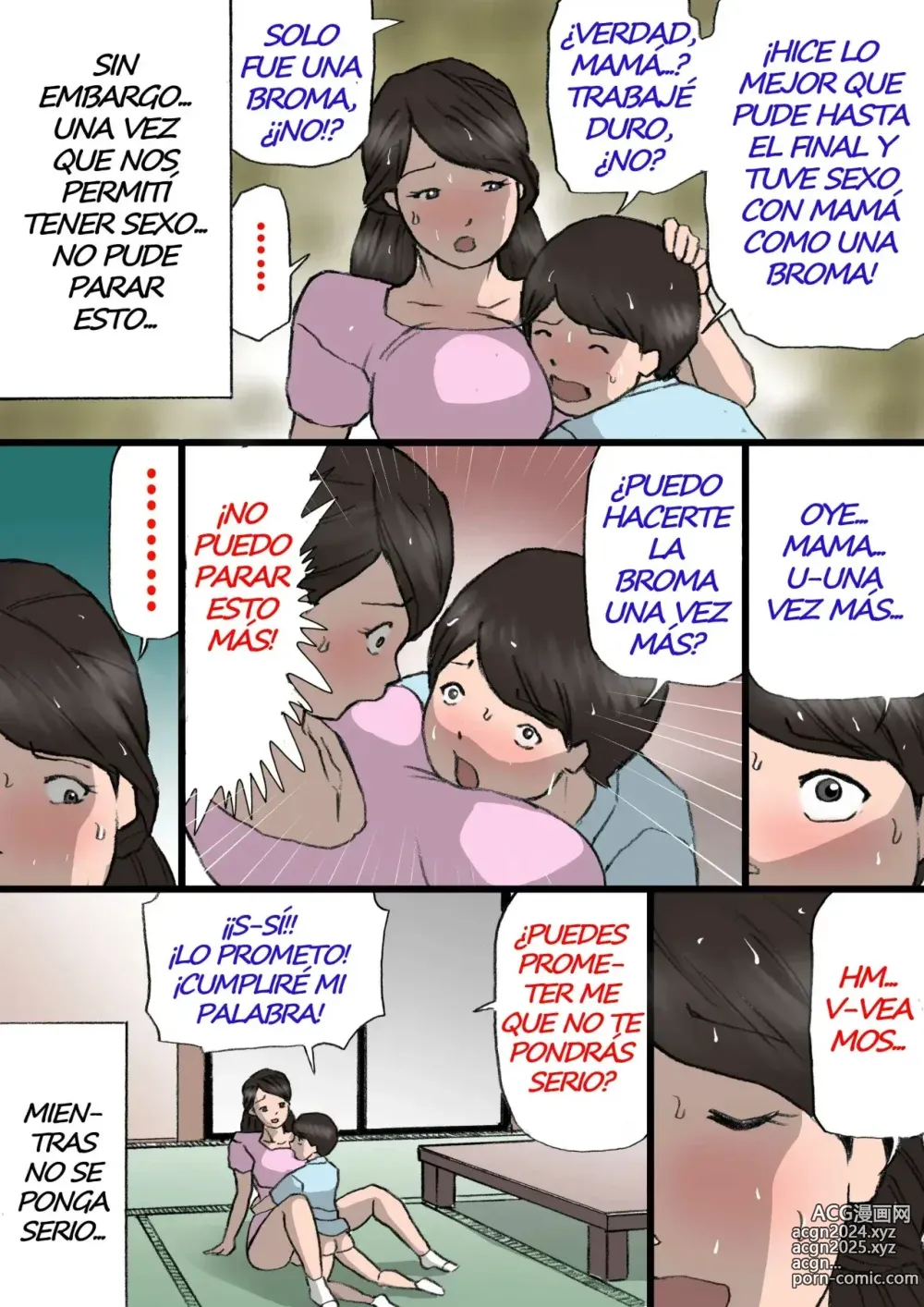 Page 58 of doujinshi Okaa-san wa Itazura Musuko o Okorenai