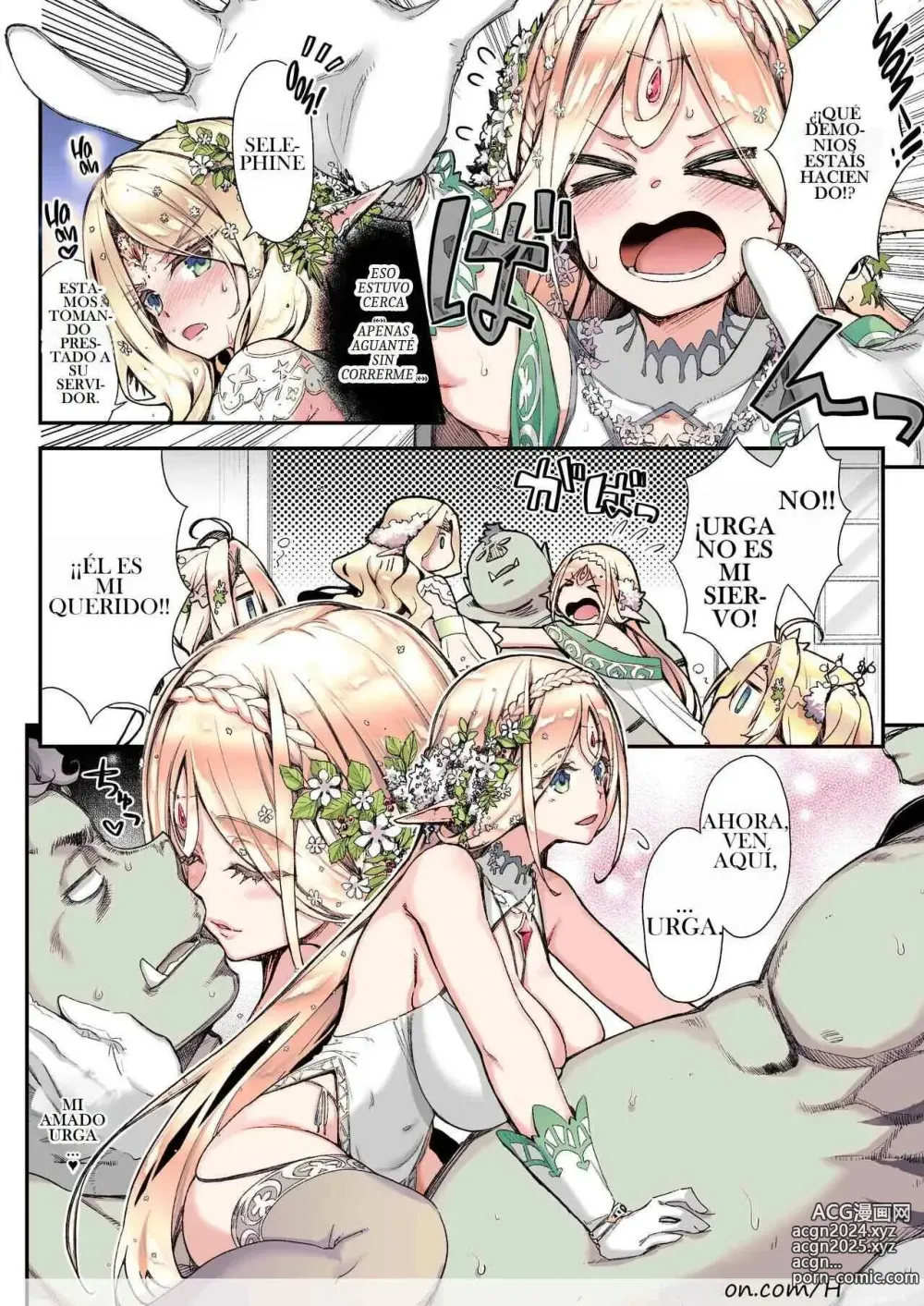 Page 14 of doujinshi Oideyo! Midarana Elf no Mori