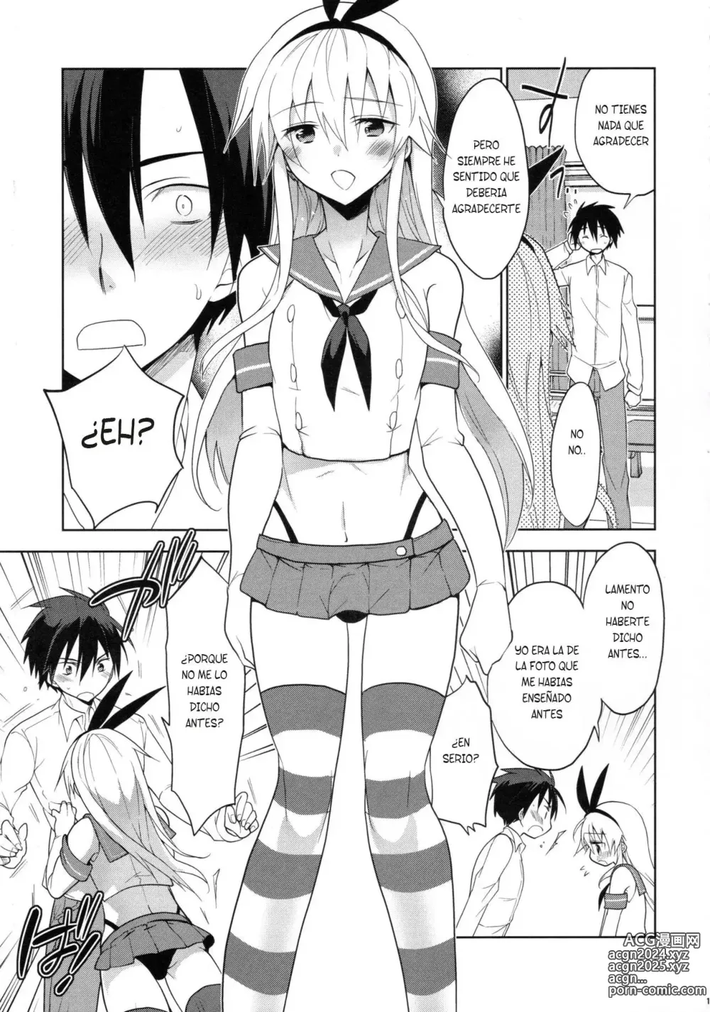 Page 17 of doujinshi El amor de Shimakaze-kun es ciego