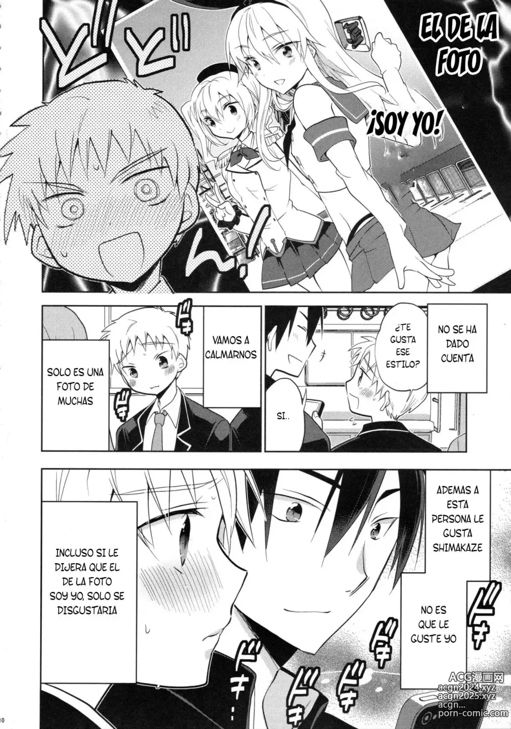 Page 8 of doujinshi El amor de Shimakaze-kun es ciego