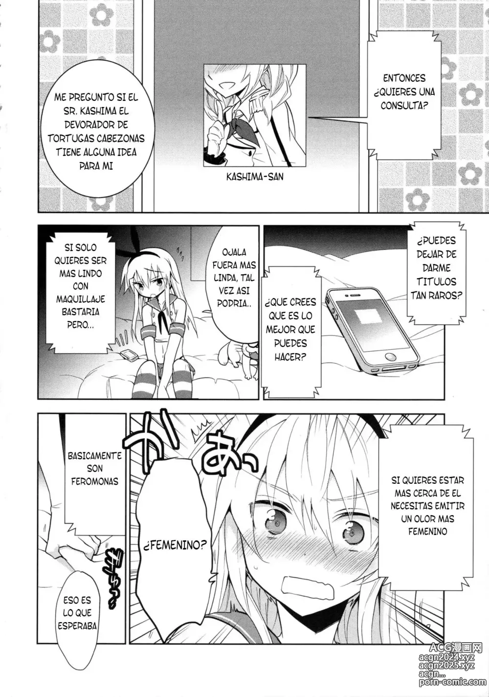 Page 10 of doujinshi El amor de Shimakaze-kun es ciego