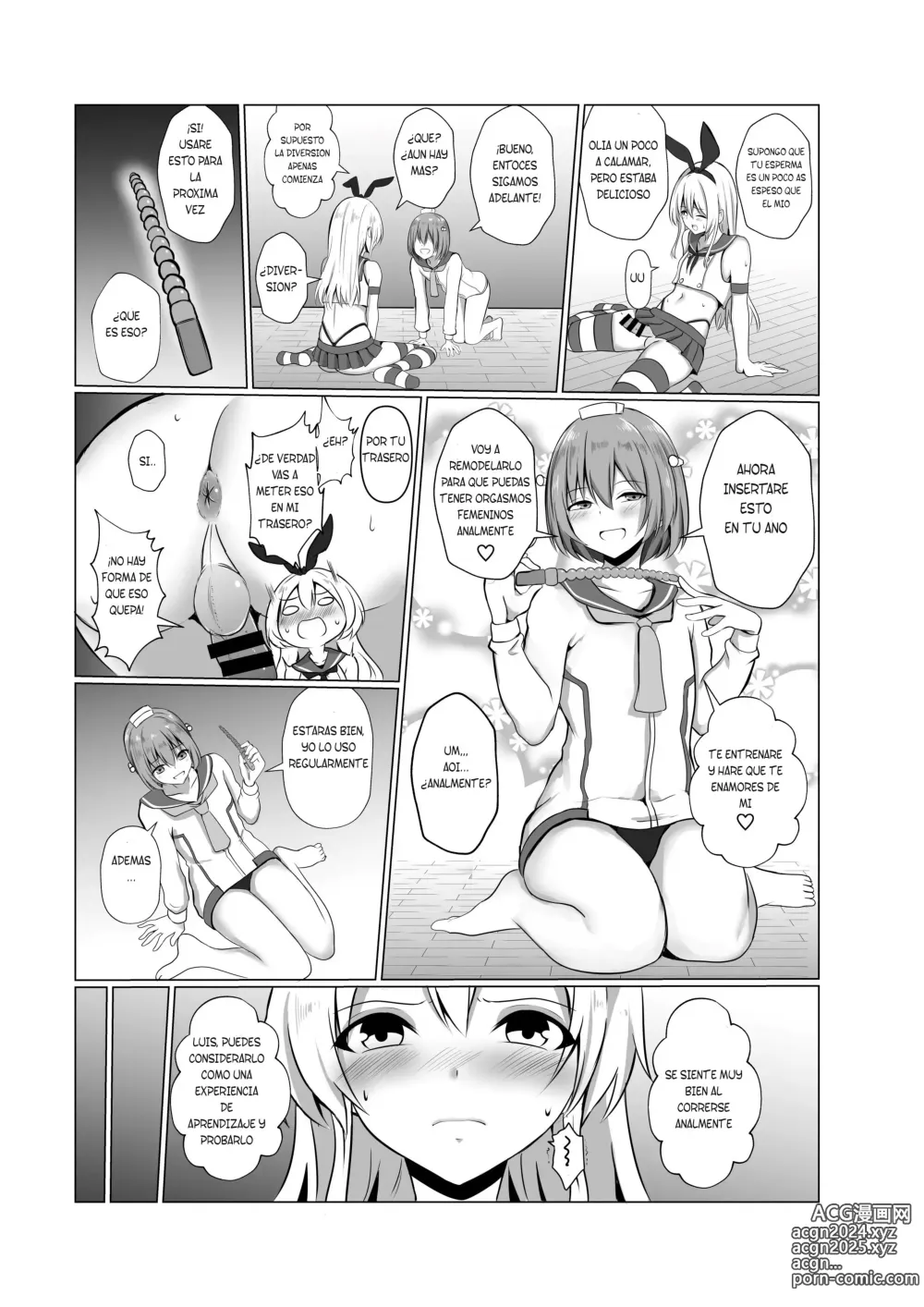 Page 12 of doujinshi Shimakaze-kun ni Natte Ecchi Shichau Hon