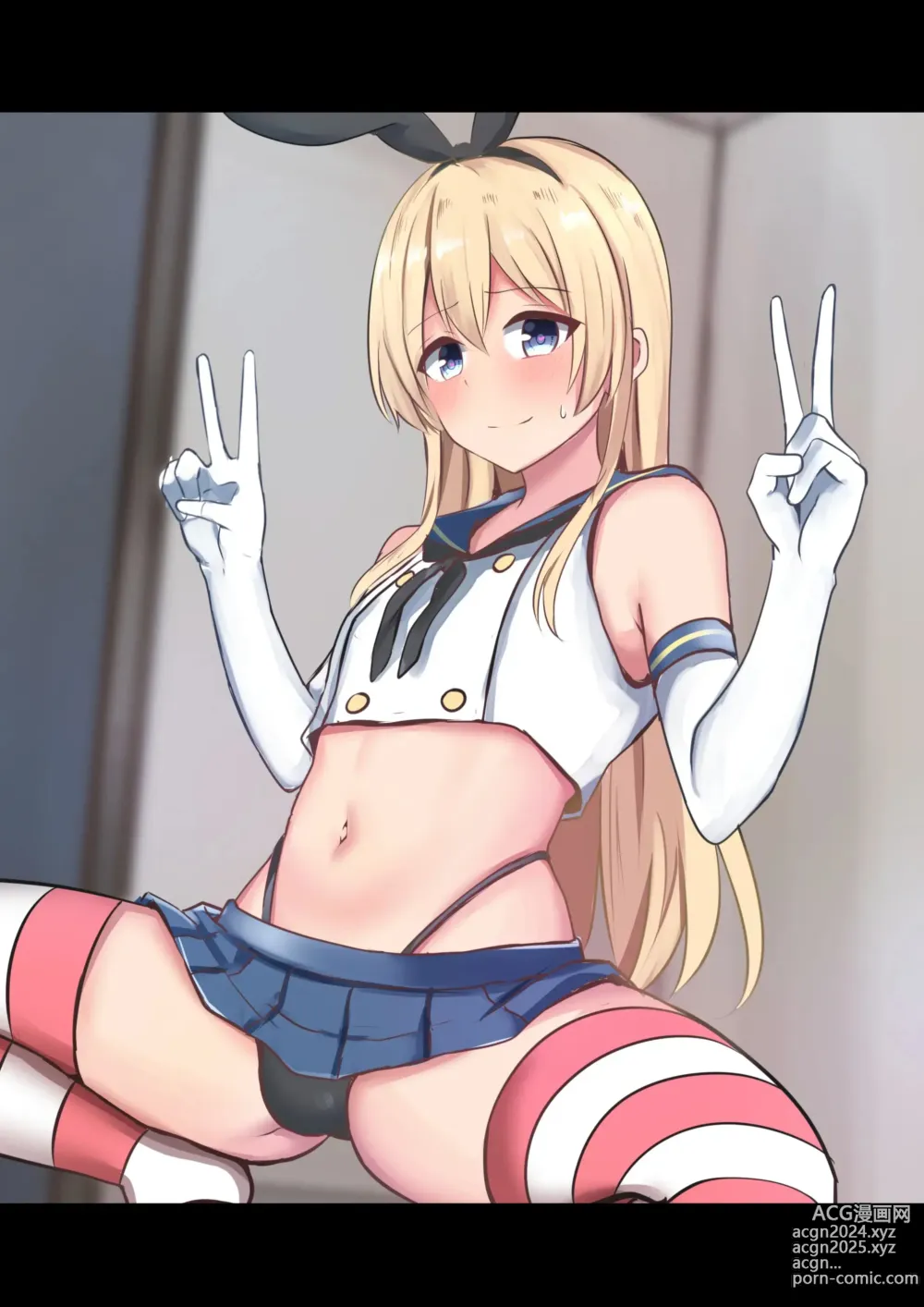 Page 22 of doujinshi Shimakaze-kun ni Natte Ecchi Shichau Hon