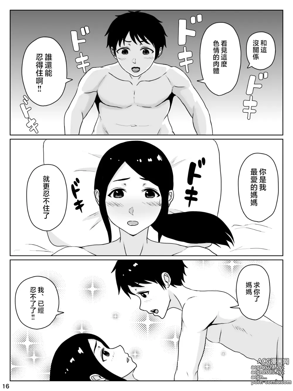 Page 17 of doujinshi kaa san sekinin toxtu te yo！！～ ottori bizin haha ha musuko no deka tinpo de iki makuru～