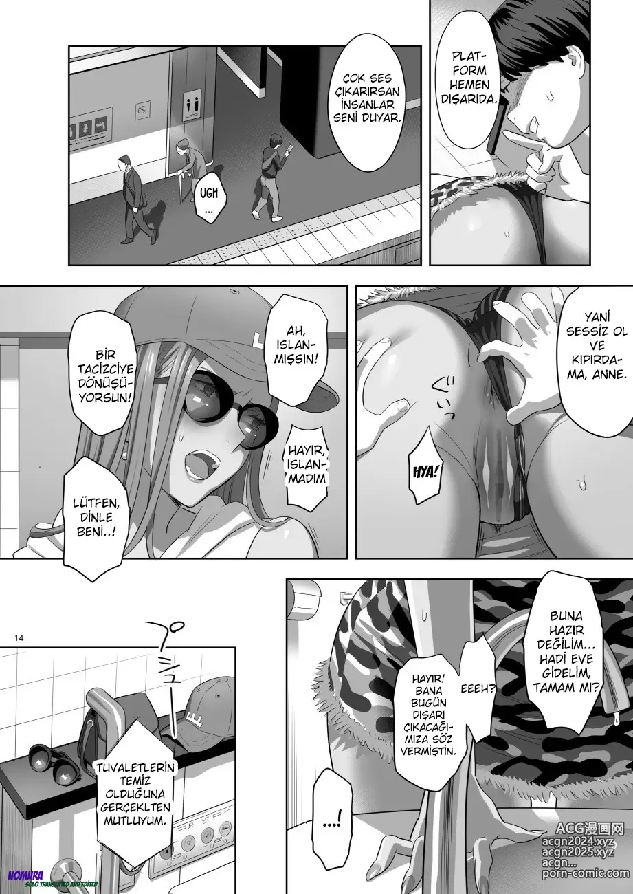 Page 34 of doujinshi When I Suddenly Got an Ex-Gyaru as My Mother. (Genç Üvey Anne) 1-2