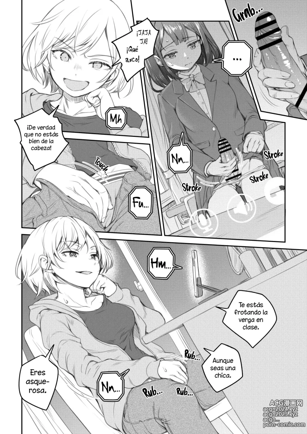 Page 2 of doujinshi Kyoushitsu de Remote Hitori H Saserareru Futanari-chan