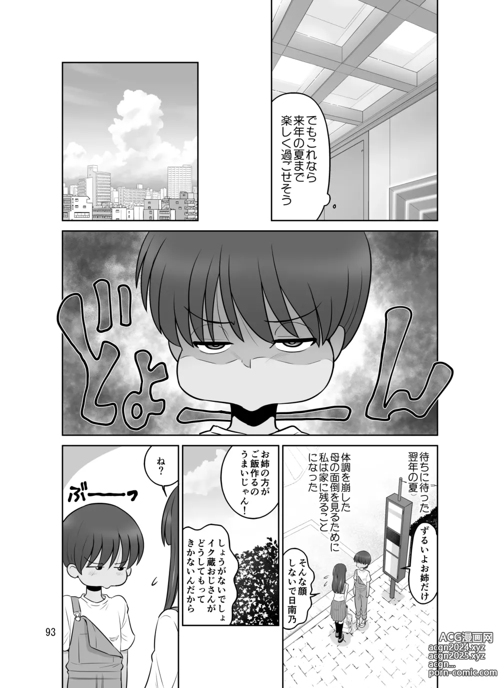 Page 93 of doujinshi Takizawa shimai-sei-chou nikki