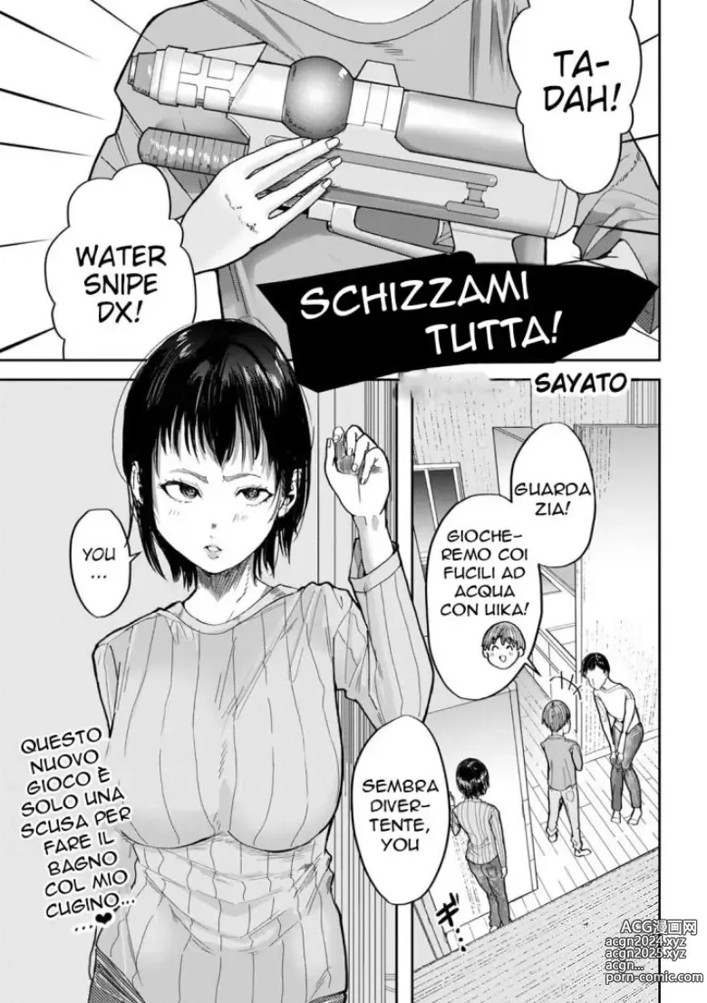 Page 1 of manga Schizzami Tutta