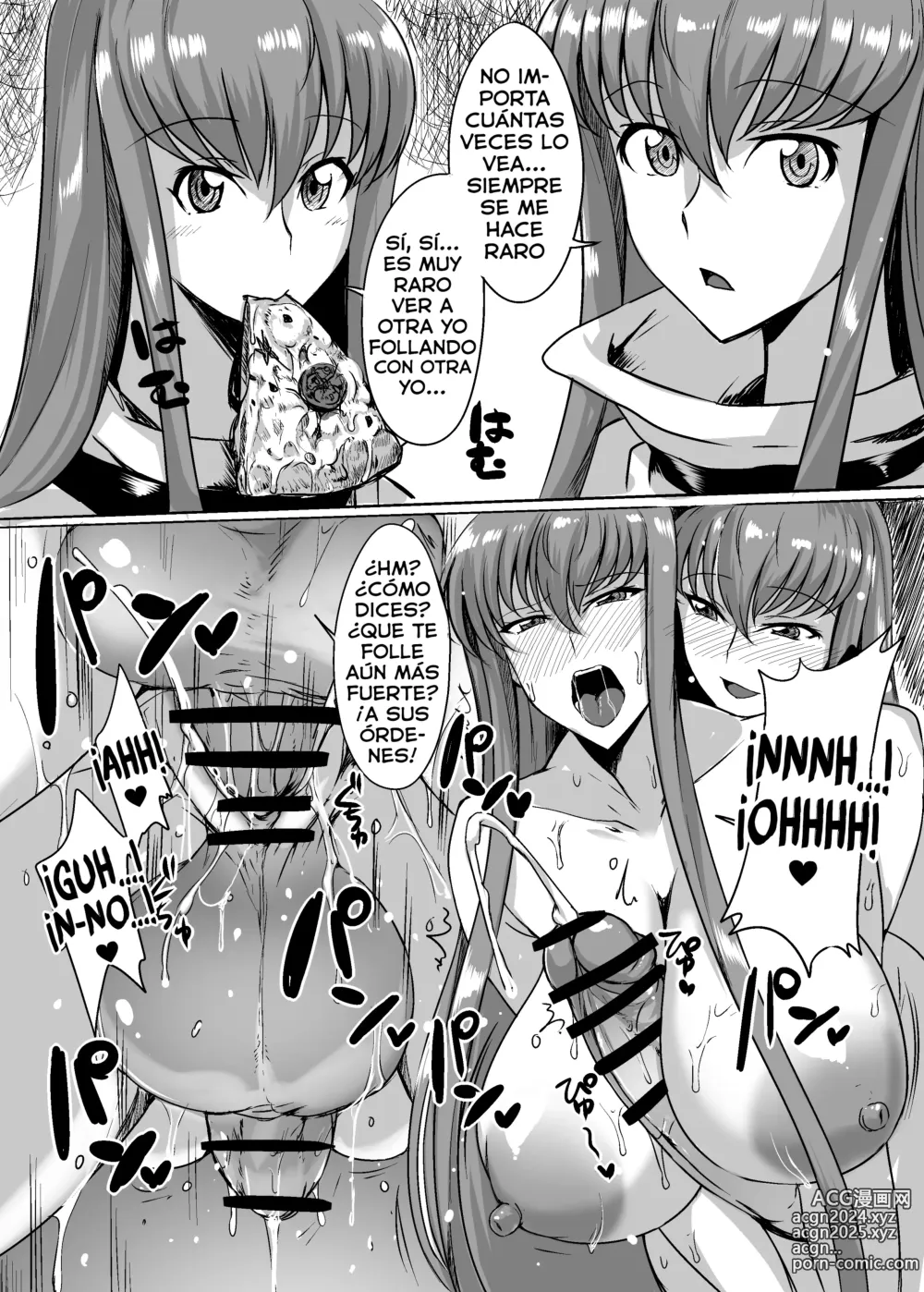 Page 13 of doujinshi Zoushoku suru C - Los clones de C